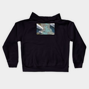 Seamless Swirling Worlds XV Kids Hoodie